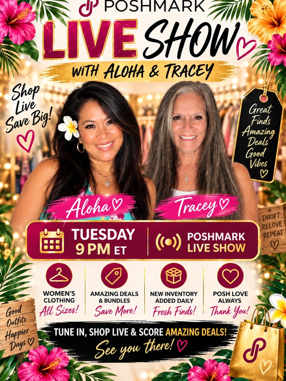 Aloha & Tracey Live after Dark